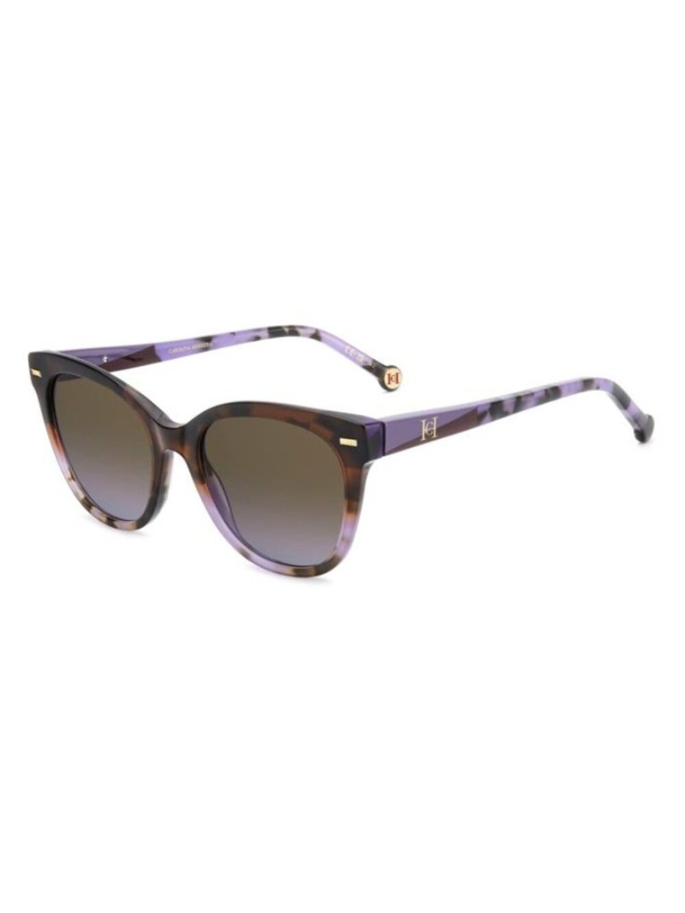 New Carolina Herrera Women's Sunglasses Grey Brown Lens HER 0360 S 807 53